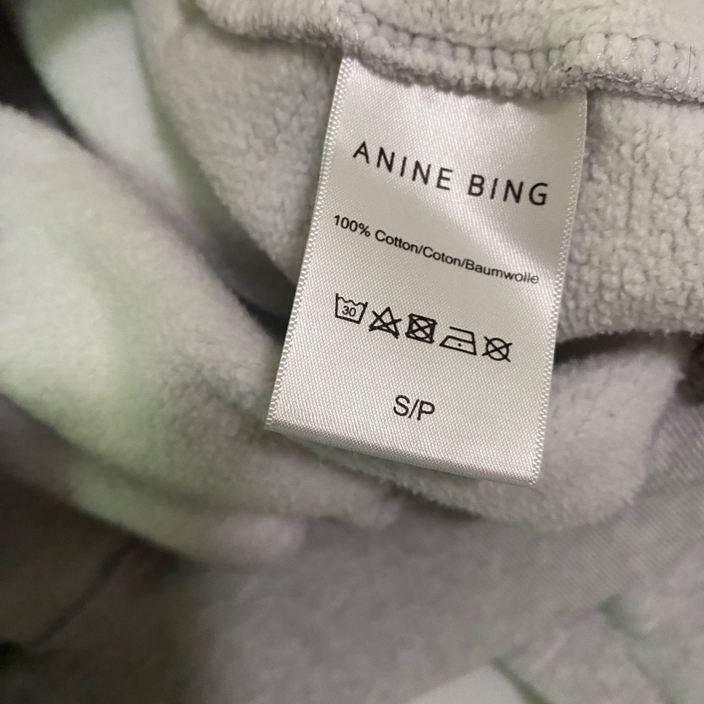 Anine Bing Gray Graphic Sweatshirt - Picture 6 of 8